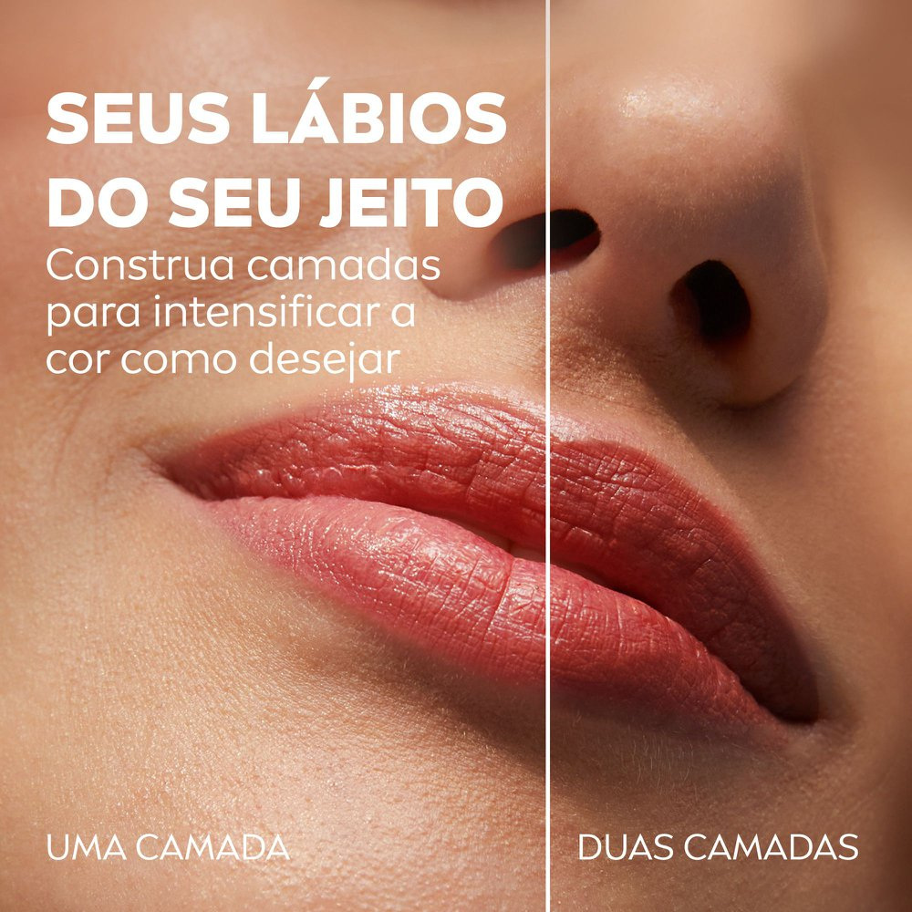 Hidratante Labial Nivea Hidra Color Coral 4,8g — imagem 3 | Drogaria Taveira