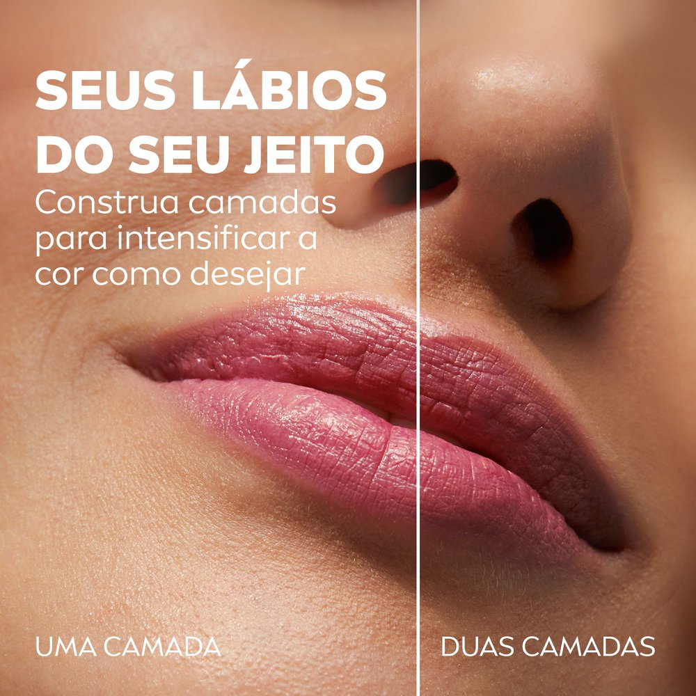 Hidratante Labial Nivea Hidra Color Rosé 4,8g — imagem 3 | Drogaria Taveira