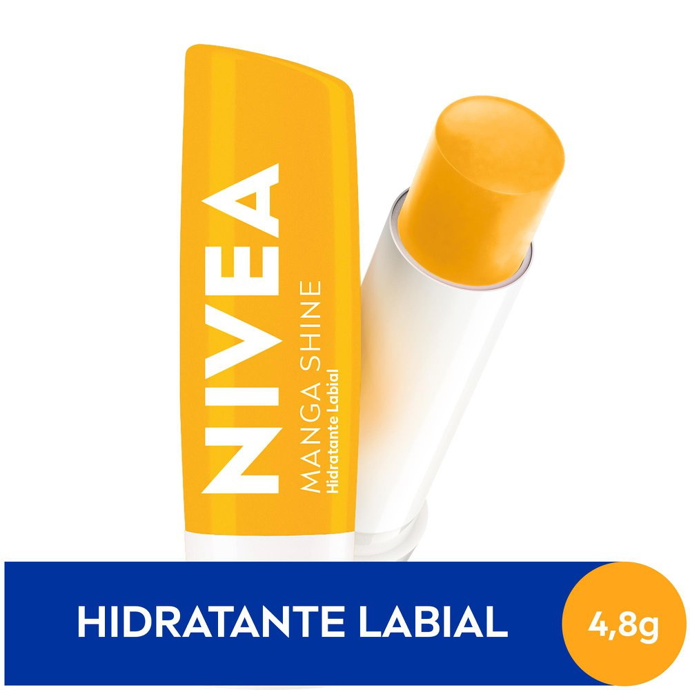 Hidratante Labial Nivea Manga Shine Com Manteiga De Karité E Óleos De Origem Natural 4,8g Edição Limitada — imagem 2 | Drogaria Taveira