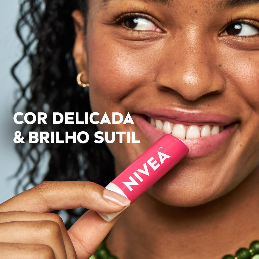 Hidratante Labial Nivea Melancia Shine 4,8g — imagem 3 | Drogaria Taveira
