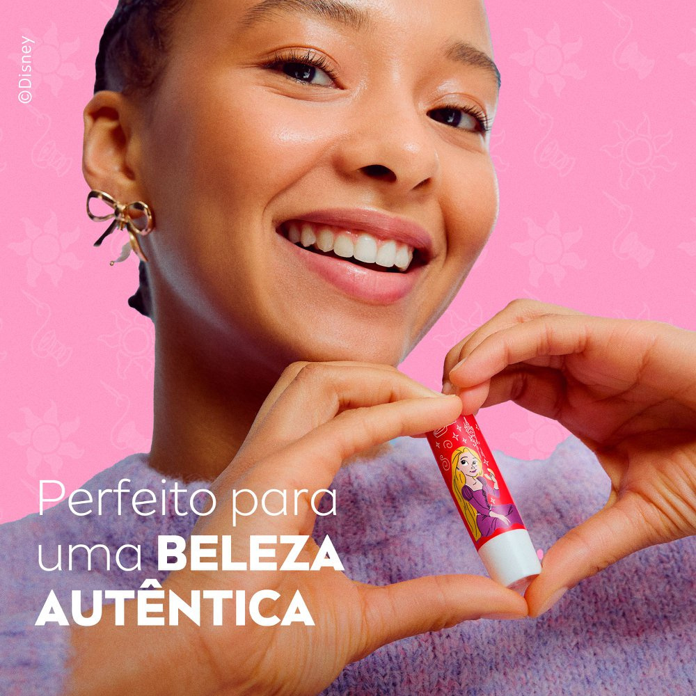 Hidratante Labial Nivea Morango Silvestre Princesa Rapunzel 4,8g Edição Limitada Disney — imagem 3 | Drogaria Taveira