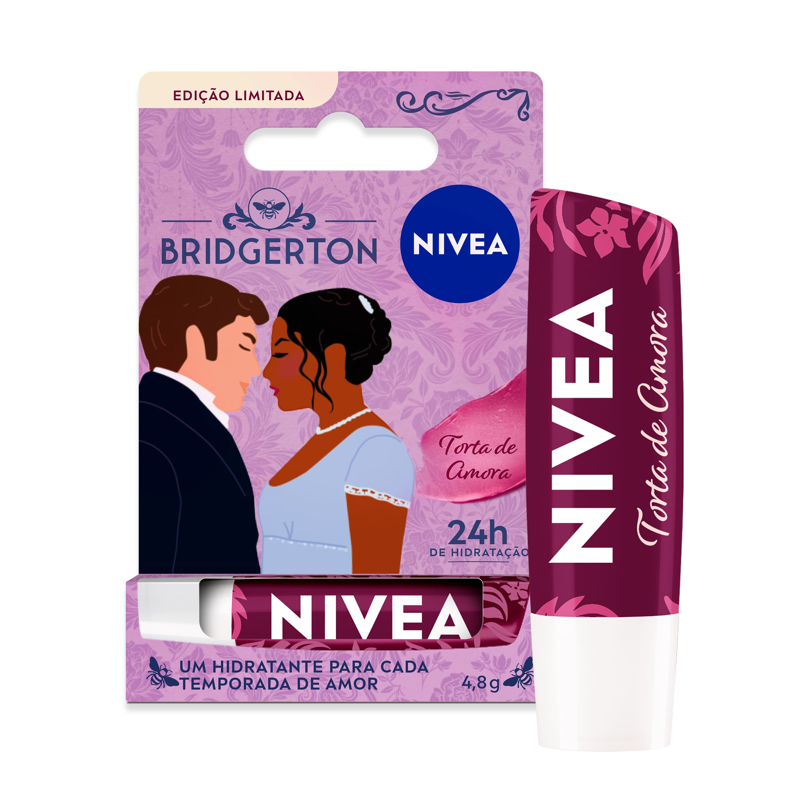 Hidratante Labial Nivea Torta De Amora Bridgerton 4,8g — imagem 2 | Drogaria Taveira