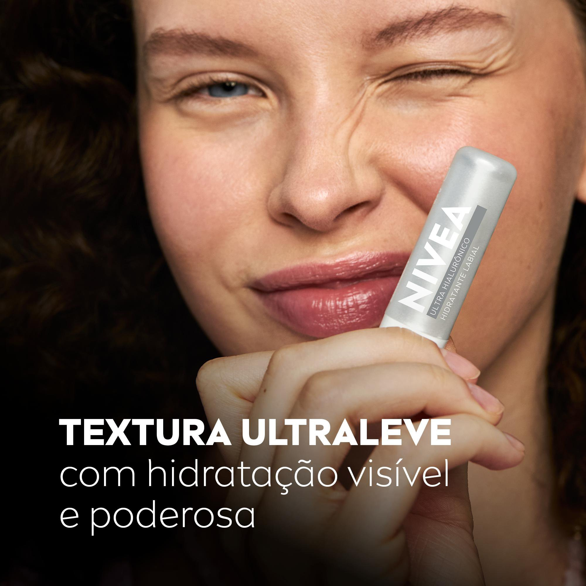 Hidratante Labial Nivea Ultra Hialurônico 5,2g — imagem 4 | Drogaria Taveira