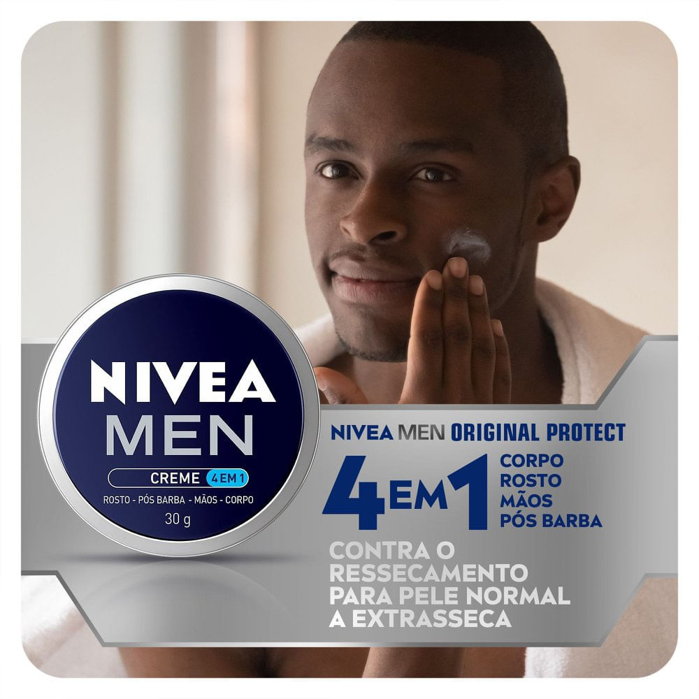 Hidratante Nivea Men 4 em 1 Creme 30g — imagem 2 | Drogaria Taveira