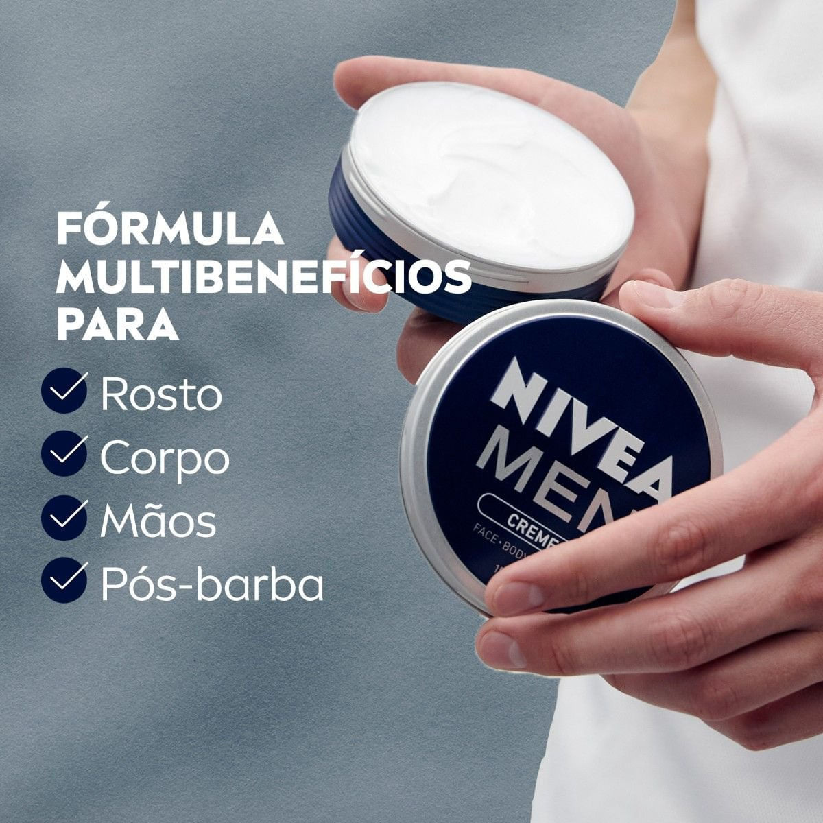 Hidratante Nivea Men 4 em 1 Creme 75g — imagem 3 | Drogaria Taveira