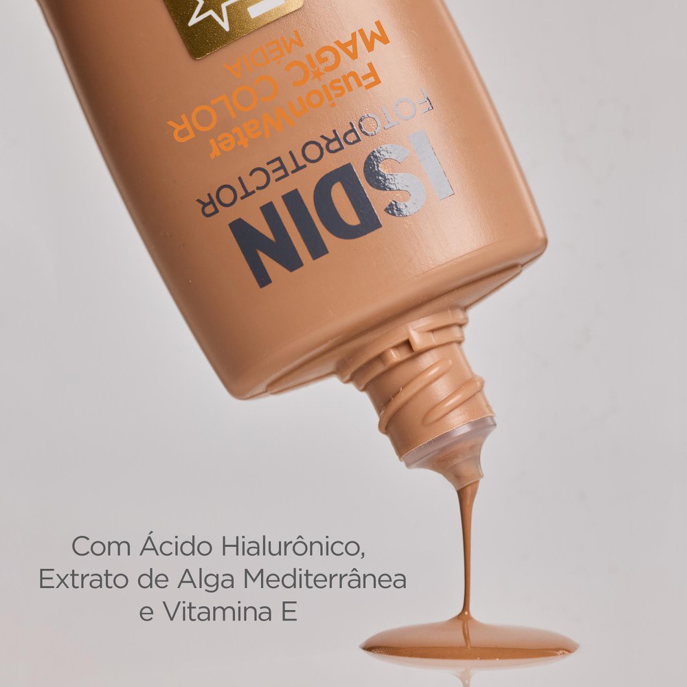 ISDIN Protetor Solar Facial Fusion Water 5 Stars Color FPS 50 - Cor Média - 50ml — imagem 2 | Drogaria Taveira