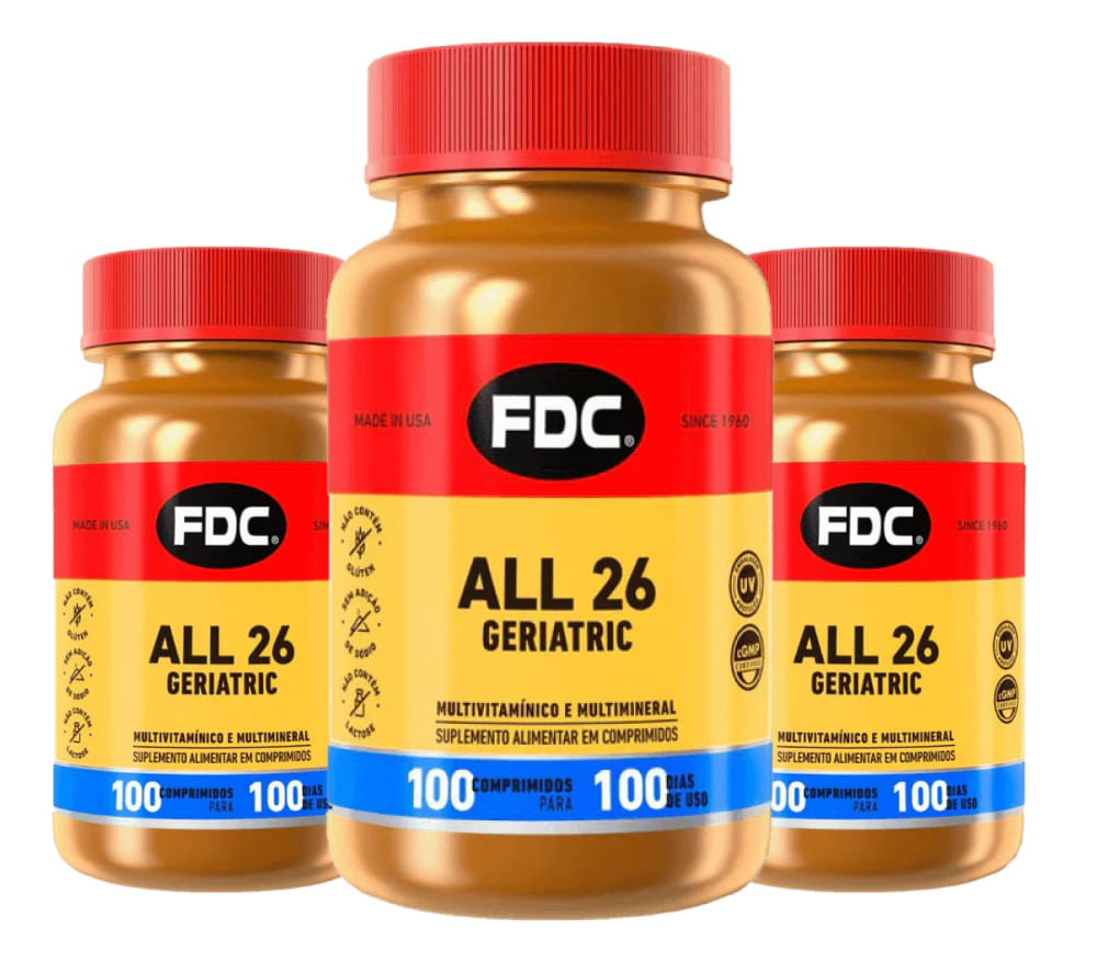 Kit All 26 Geriatric 300 Comprimidos — Fdc | Drogaria Taveira