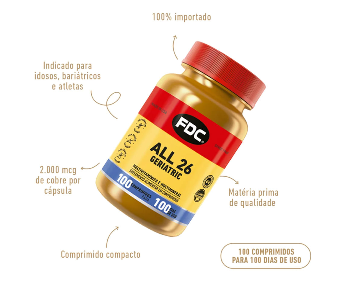 Kit All 26 Geriatric 300 Comprimidos — imagem 2 | Drogaria Taveira
