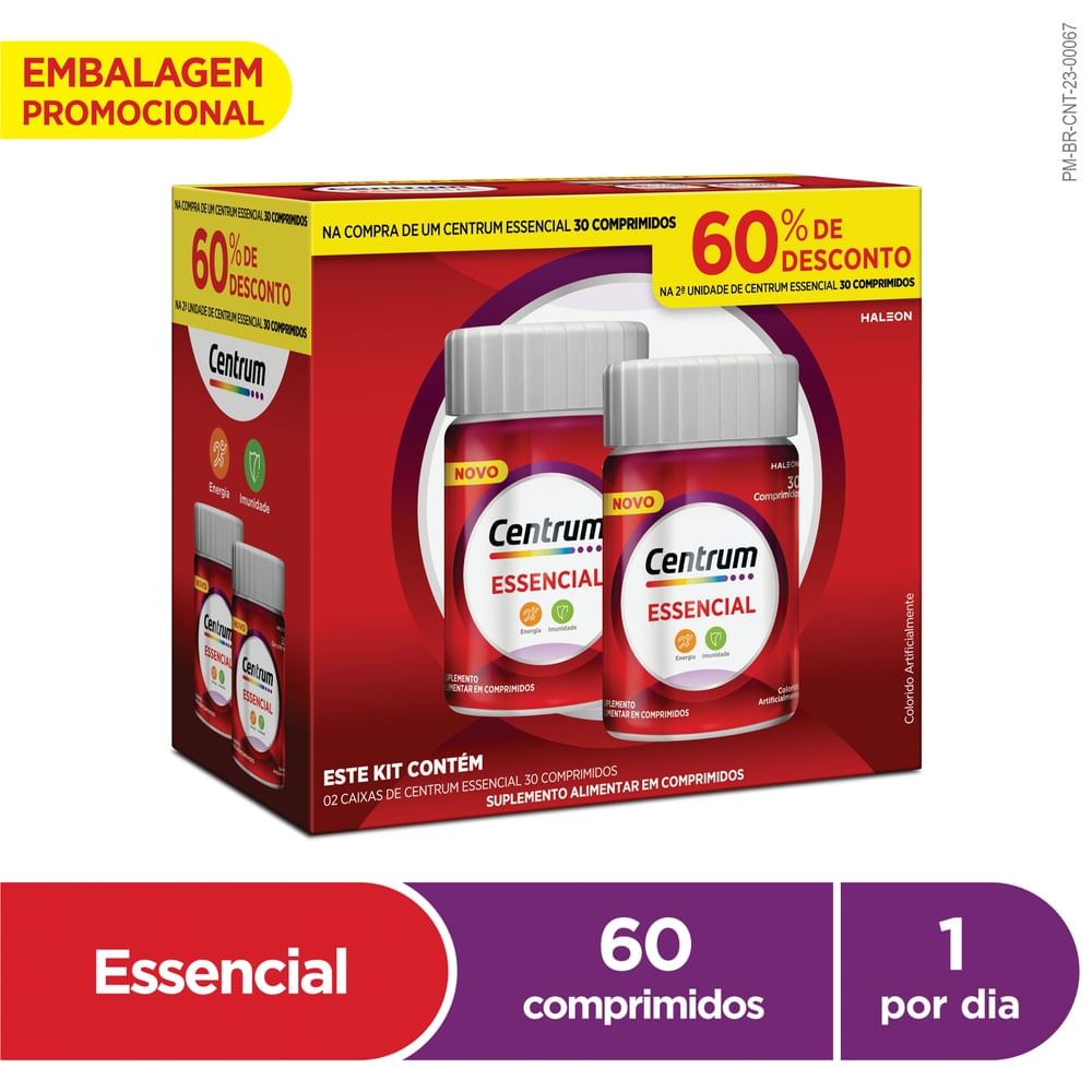 Kit Centrum Essencial 60 Comprimidos — Centrum | Drogaria Taveira
