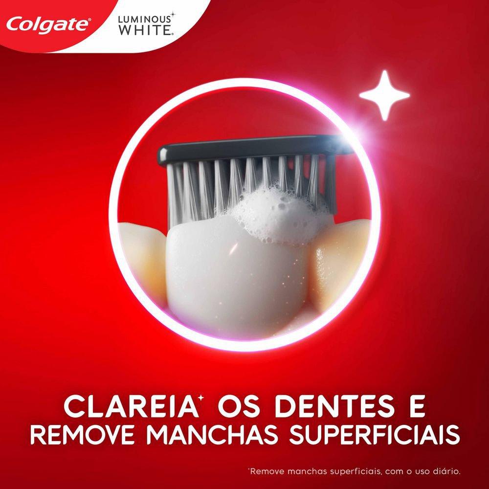 Kit Creme Dental Colgate Luminous White Carvão Ativado Clareador 70g 3 Unidades — imagem 2 | Drogaria Taveira