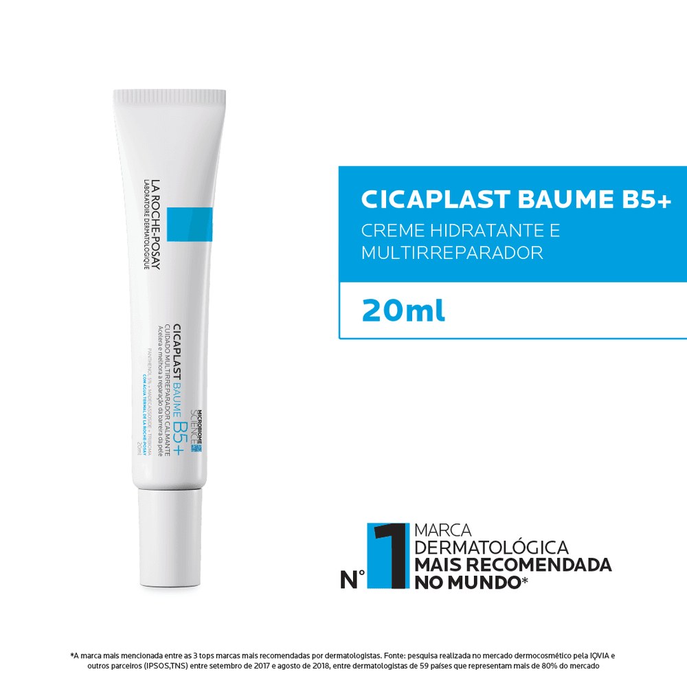 Kit La Roche-Posay Cicaplast Baume B5+ Creme Multirreparador 40ml + Cicaplast Baume B5+ 20ml — imagem 4 | Drogaria Taveira