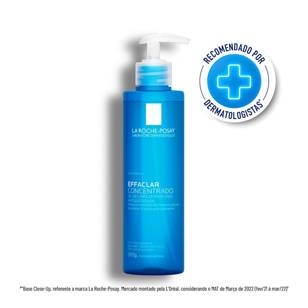 Kit La Roche-Posay Effaclar e Anthelios Pele Oleosa Gel de Limpeza Concentrado 300g + Protetor Solar Airlicium+ FPS 80 40g — imagem 3 | Drogaria Taveira