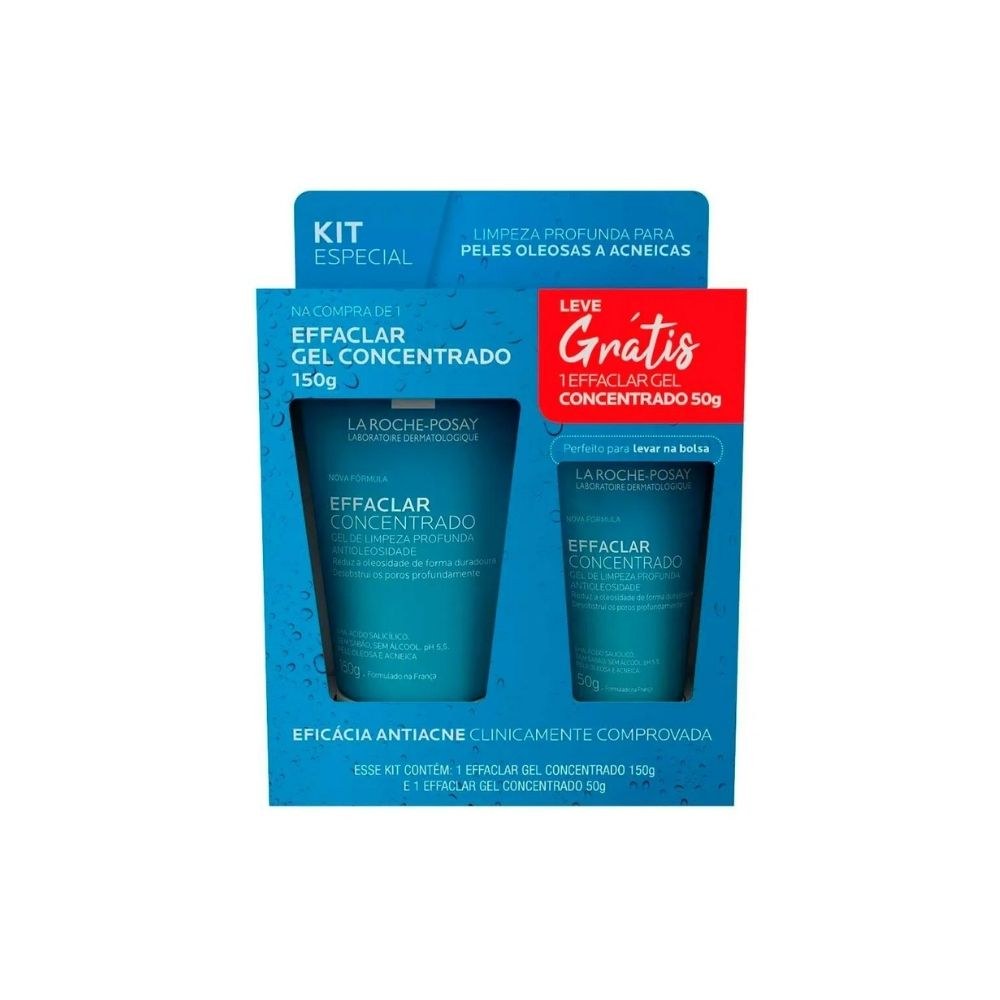 Kit La Roche-Posay Gel de Limpeza Facial Limpeza Profunda 150g 1 Uni + Gel de Limpeza Facial Limpeza Profunda 50g 1 Uni — La Roche-Posay | Drogaria Taveira