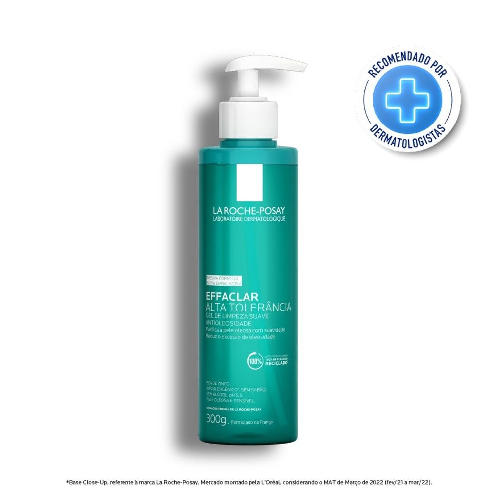 Kit La Roche-Posay Limpeza e Proteção Solar Gel de Limpeza Effaclar Alta Tolerância 300g + Protetor Solar Anthelios Airlicium+ FPS 80 40g — imagem 3 | Drogaria Taveira