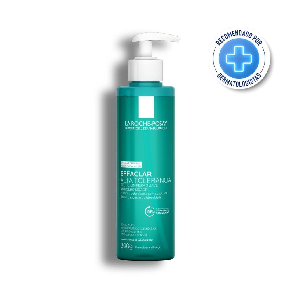 Kit La Roche-Posay Limpeza e Proteção Solar Gel de Limpeza Effaclar Alta Tolerância 300g + Protetor Solar Anthelios Airlicium+ FPS 80 40g — imagem 4 | Drogaria Taveira