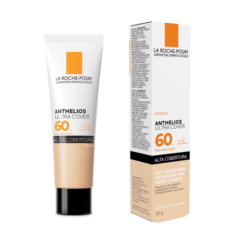 Kit La Roche-Posay Mela B3 e Anthelios Gel de Limpeza 120g + Hidratante Mela B3 40ml + Protetor Solar Ultra Cover FPS 60 Cor 2.0 30g — imagem 4 | Drogaria Taveira