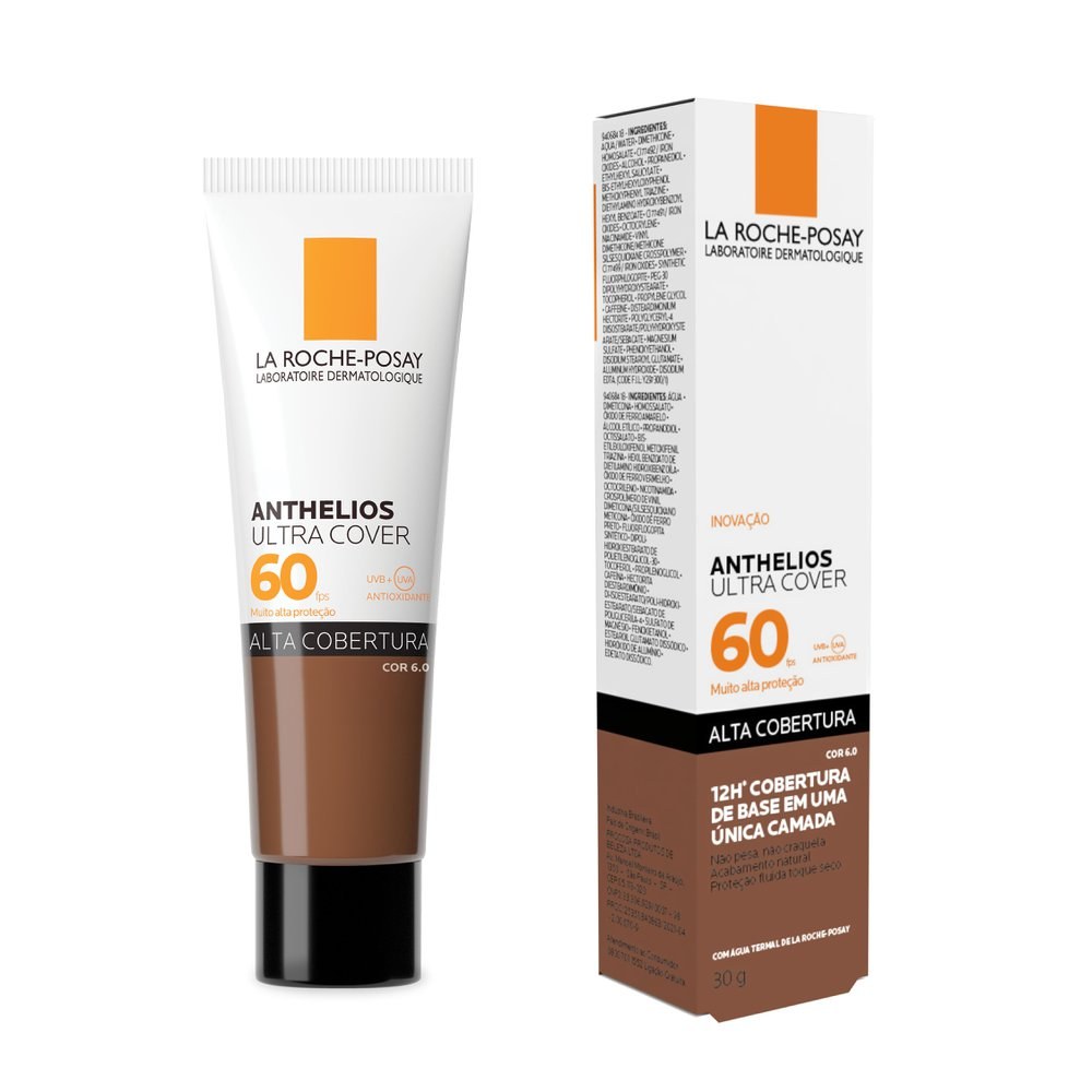 Kit La Roche-Posay Mela B3 e Anthelios Gel de Limpeza 120g + Hidratante Clareador 40ml + Protetor Solar Ultra Cover Cor 6.0 30g — imagem 4 | Drogaria Taveira