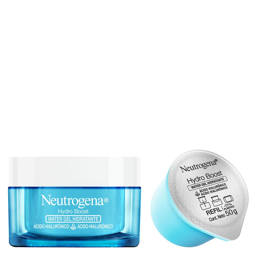 Kit Neutrogena Hydro Boost - Hidratante Facial 50g + Refil 50g — imagem 2 | Drogaria Taveira