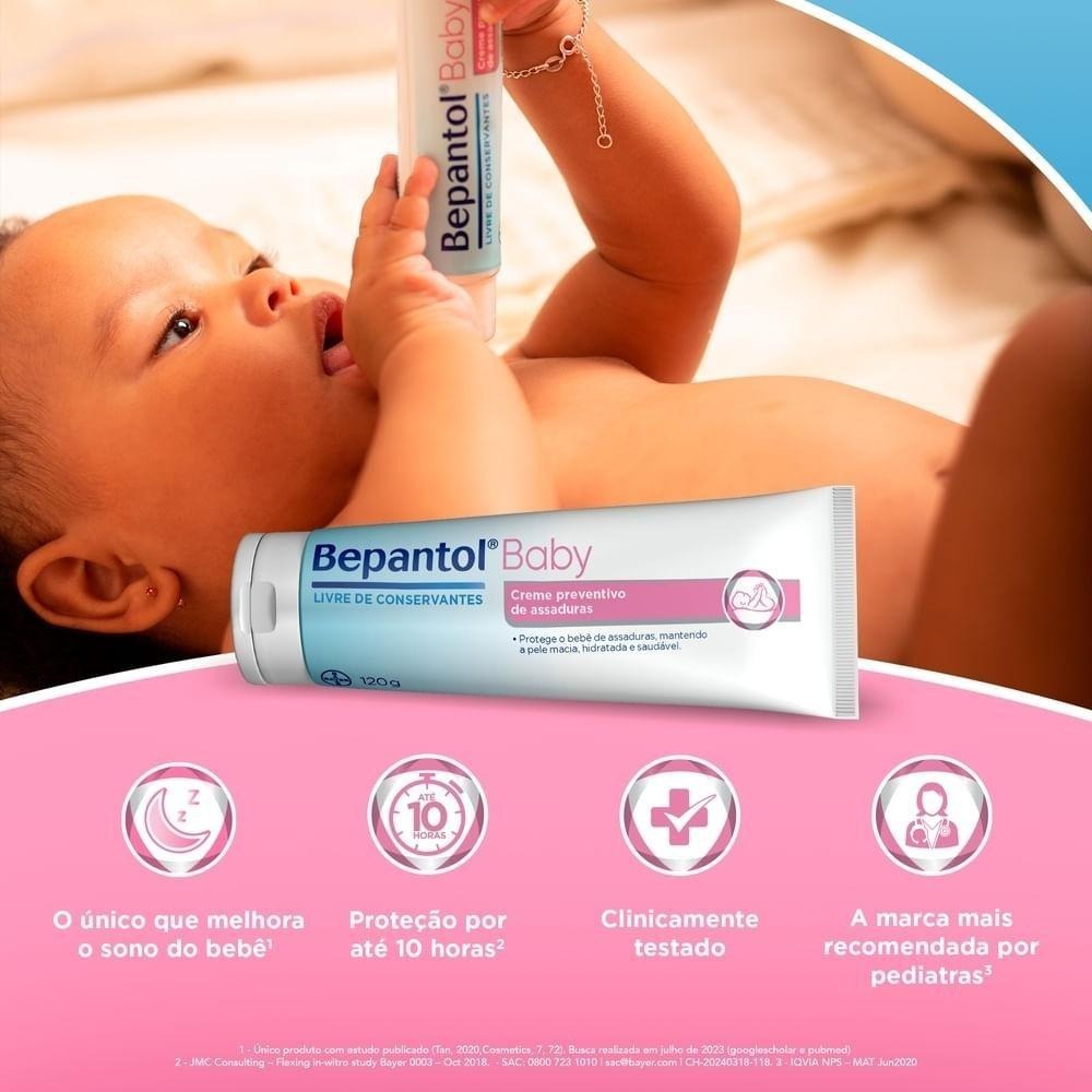 Kit Pomada para Assadura Bepantol Baby 120g 2 Unidades 25% Off na Segunda Unidade — imagem 2 | Drogaria Taveira