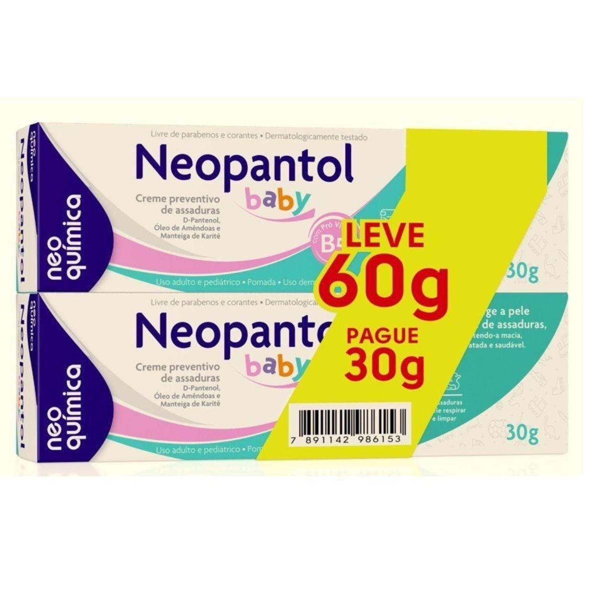 Kit Pomada Para Assadura Neopantol Baby 30g 2 Unidades — Neopantol | Drogaria Taveira