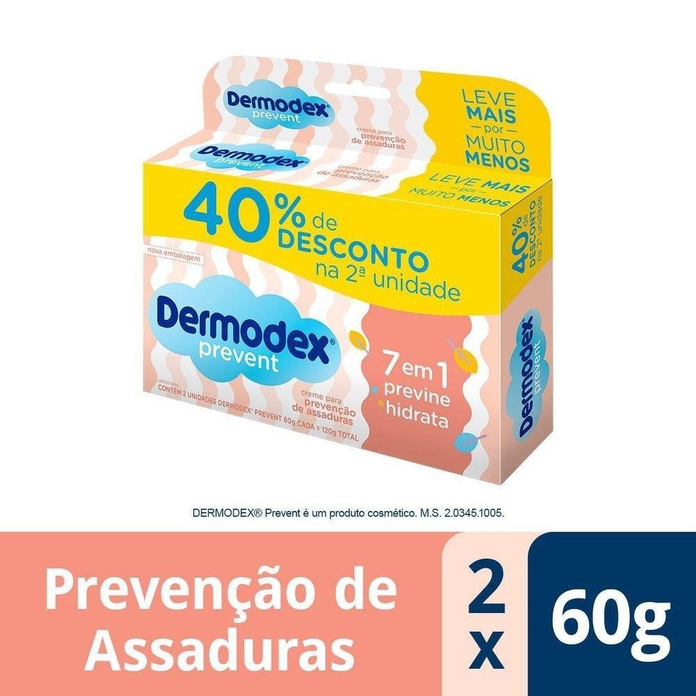 Kit Pomadas de Assadura Infantil Dermodex Prevent 60g cada 2 Uni 40% na 2ª unidade — Dermodex | Drogaria Taveira