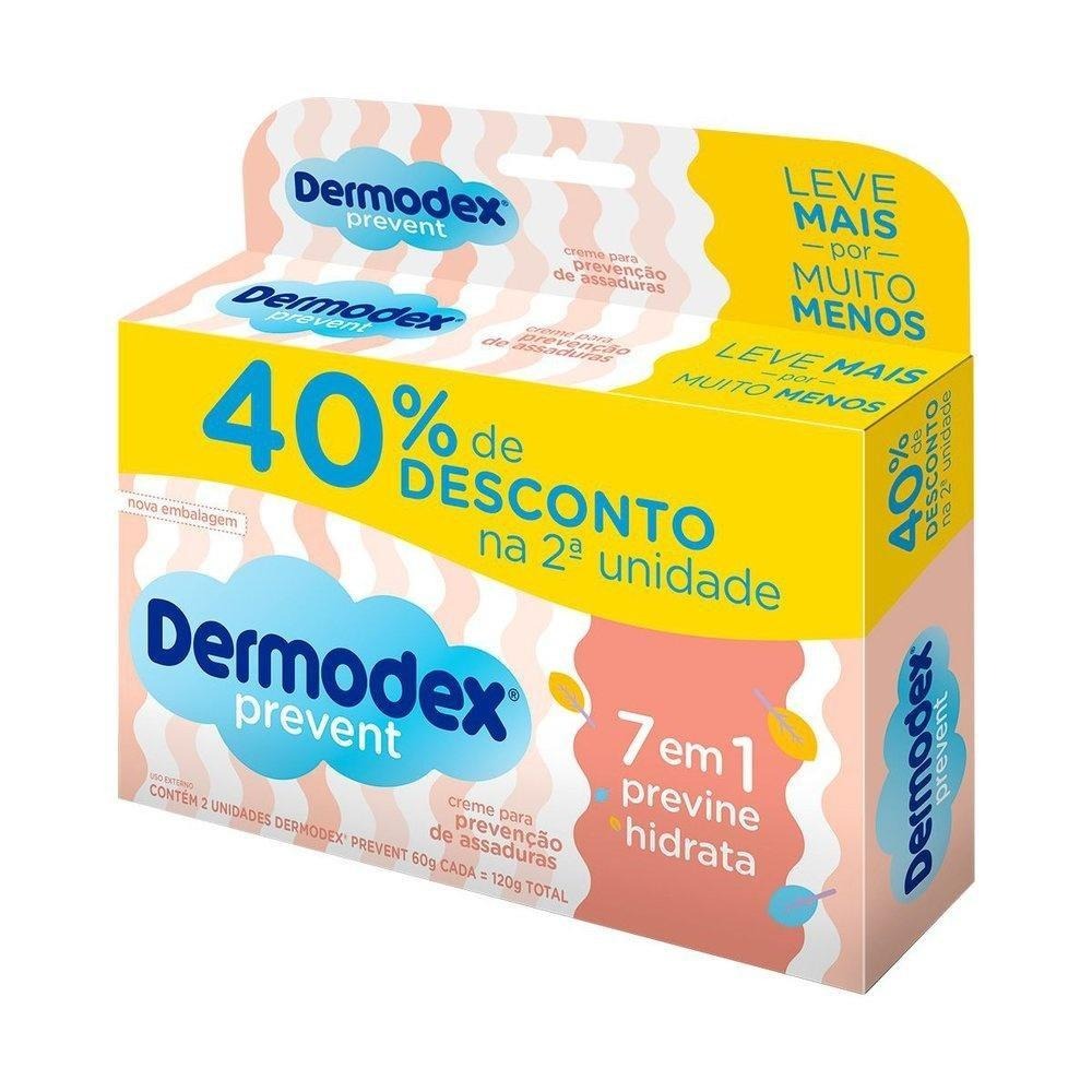 Kit Pomadas de Assadura Infantil Dermodex Prevent 60g cada 2 Uni 40% na 2ª unidade — imagem 2 | Drogaria Taveira