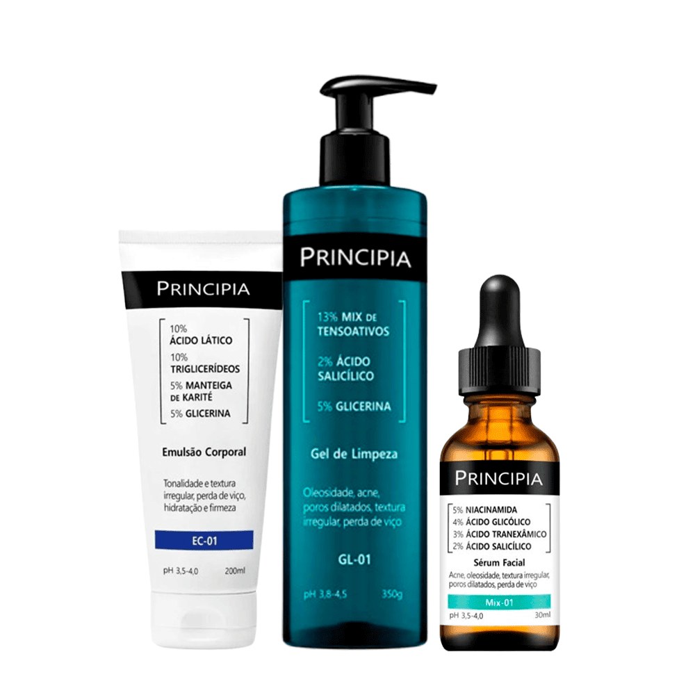 Kit Principia Anti Acne e Queratose Pilar Trio — Principia | Drogaria Taveira