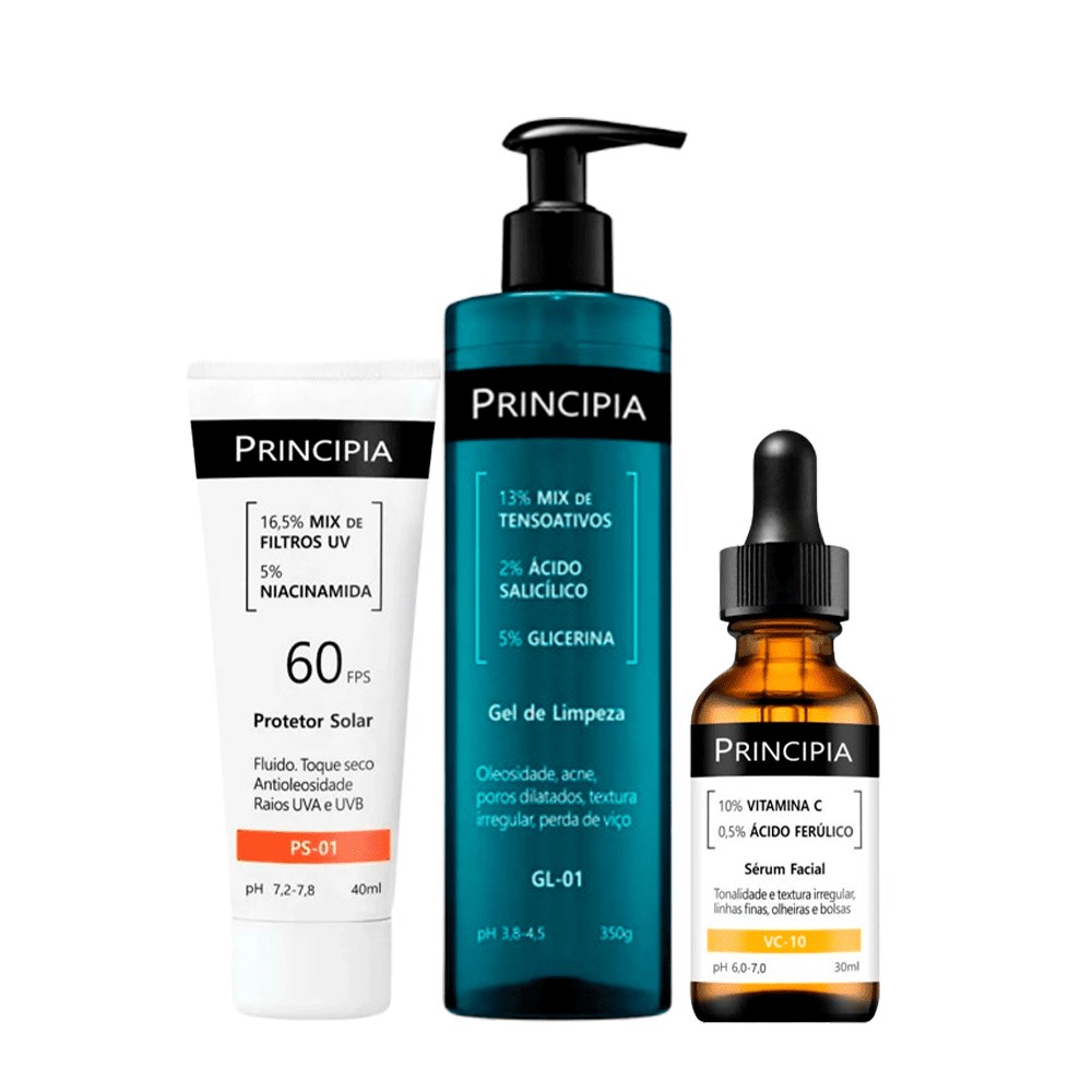 Kit Principia Trio Gl + Vc + Ps — Principia | Drogaria Taveira
