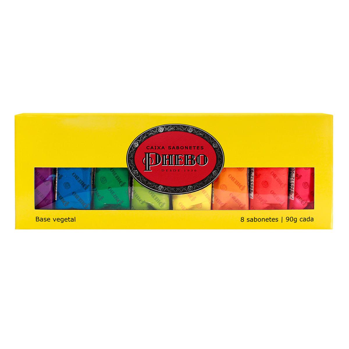 Kit Sabonete de Glicerina Phebo Tradicional Mix de Fragrâncias 90g 8 Unidades — Phebo | Drogaria Taveira