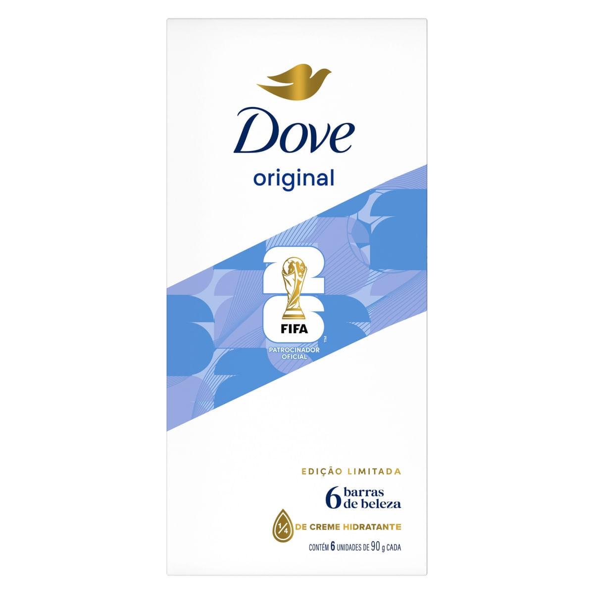 Kit Sabonete em Barra Dove Original Hidratante 90g 6 Unidades — imagem 2 | Drogaria Taveira