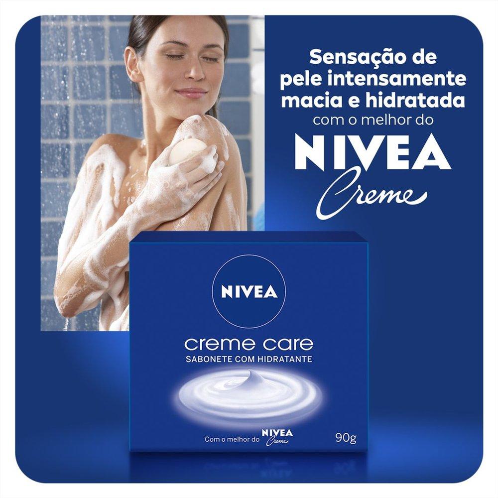 Kit Sabonete em Barra Nivea Creme Care 80g 6 Unidades — imagem 2 | Drogaria Taveira