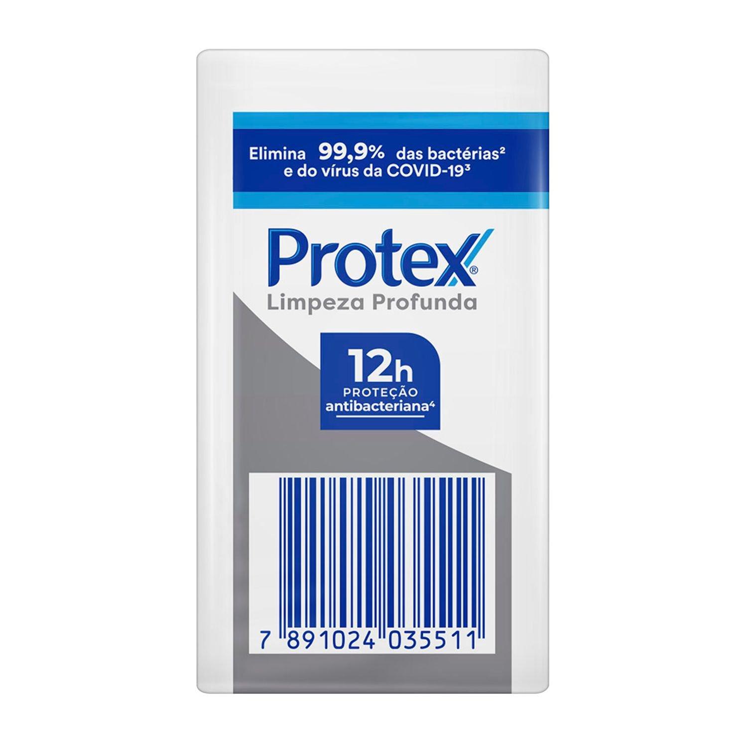 Kit Sabonete em Barra Protex Limpeza Profunda Original Antibacteriano 85g 6 Unidades — imagem 3 | Drogaria Taveira
