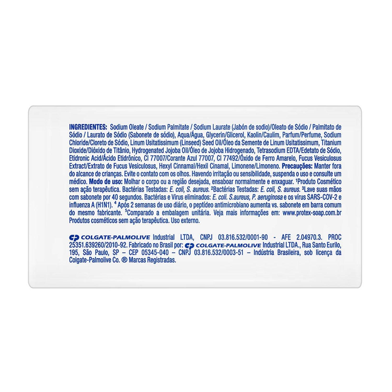 Kit Sabonete em Barra Protex Limpeza Profunda Original Antibacteriano 85g 6 Unidades — imagem 4 | Drogaria Taveira