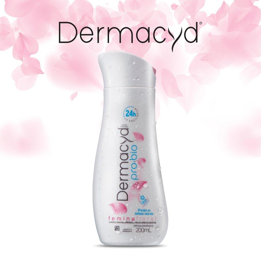 Kit Sabonete Íntimo Dermacid Pro-Bio Femina Floral 200ml 1 Unidade + Sabonete Íntimo Dermacid Pro-Bio Femina Floral 100ml 1 Unidade — imagem 4 | Drogaria Taveira