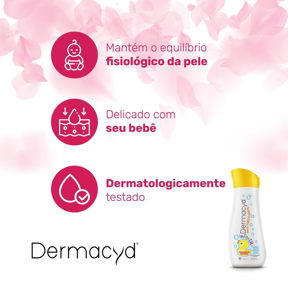 Kit Sabonete Líquido Infantil Dermacyd 200ml 1 Uni + Sabonete Líquido 100ml 1 Uni Oferta Especial 300ml — imagem 2 | Drogaria Taveira