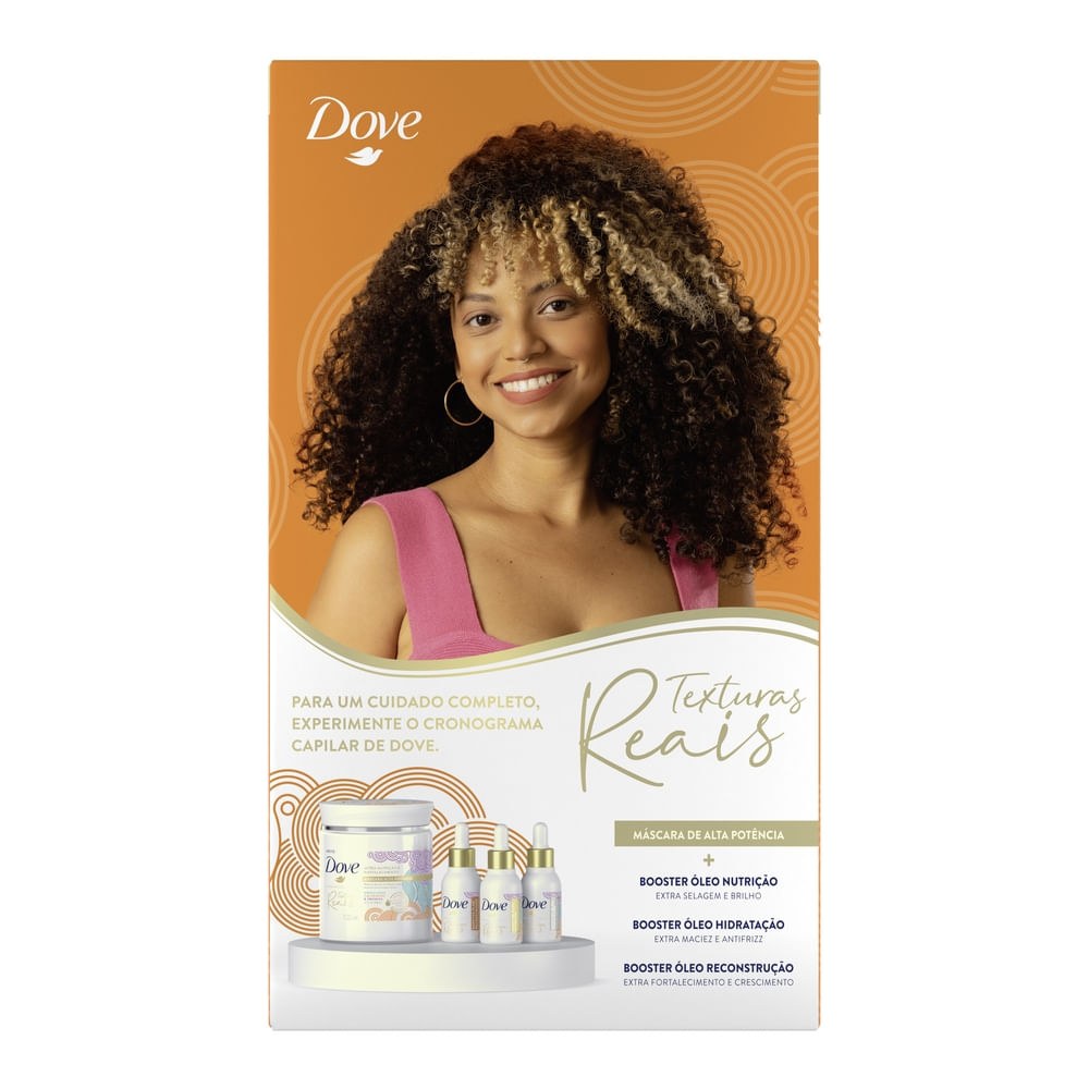 Kit Shampoo Dove Texturas Reais Cacheados 350ml 1 Unidade + Condicionador Dove Texturas Reais Cacheados 175ml 1 uni — imagem 4 | Drogaria Taveira
