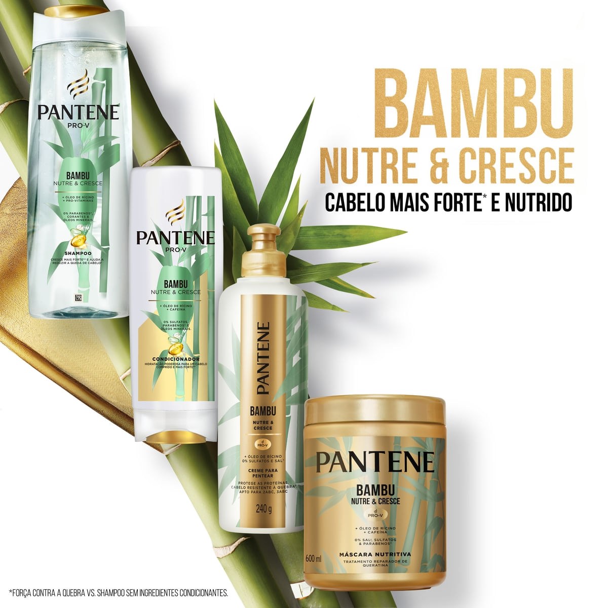 Kit Shampoo Pantene Pro-V Bambu 400ml 1 Unidade + Condicionador Pantene Pro-V Bambu 175ml 1 Unidade — imagem 4 | Drogaria Taveira
