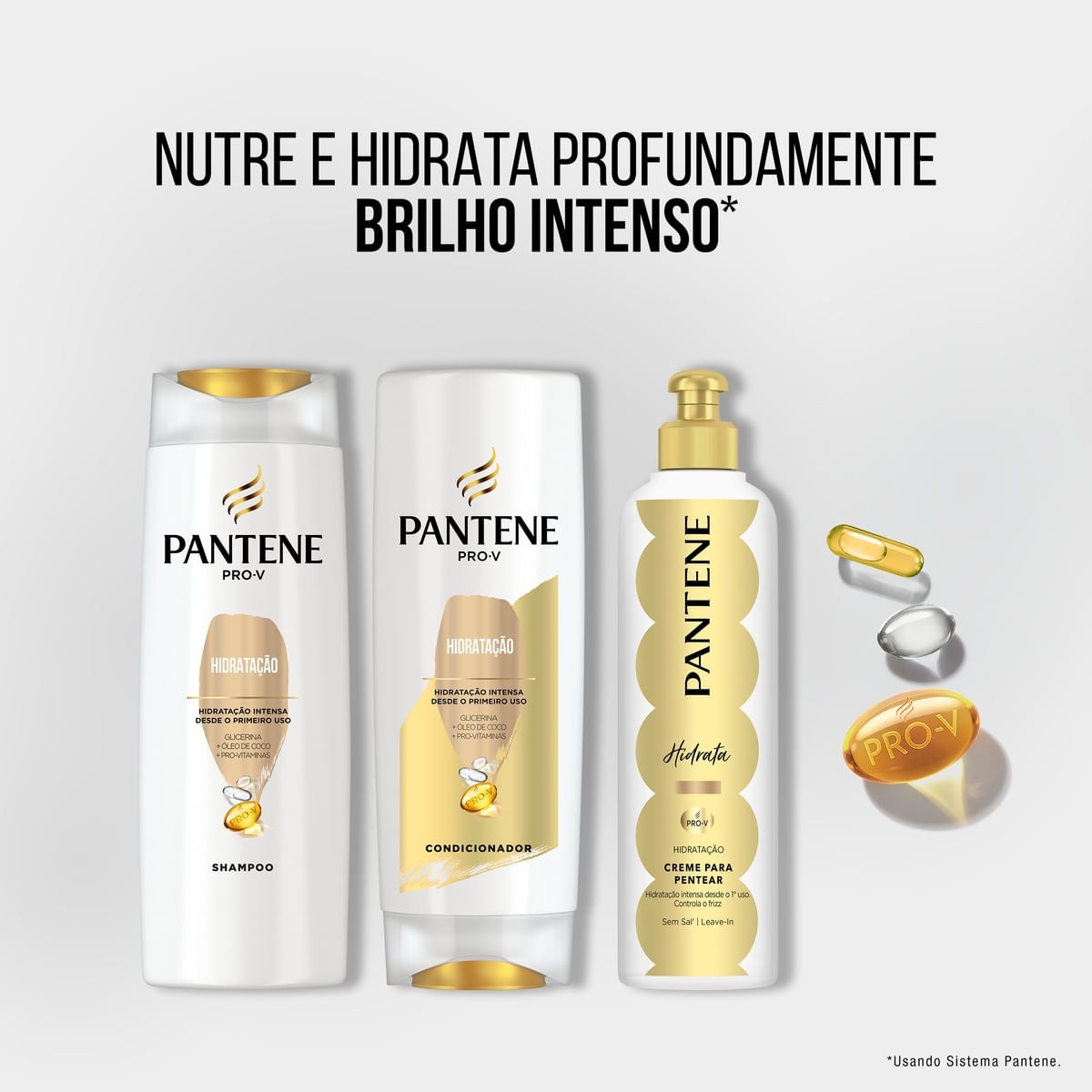 Kit Shampoo Pantene Pro-V Hidratação 350ml 1 Unidade + Condicionador Pantene Pro-V Hidratação 175ml 1 Unidade — imagem 2 | Drogaria Taveira