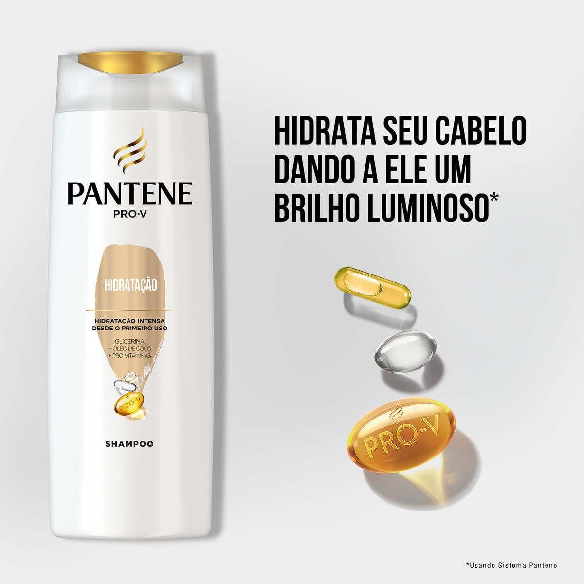 Kit Shampoo Pantene Pro-V Hidratação 350ml 1 Unidade + Condicionador Pantene Pro-V Hidratação 175ml 1 Unidade — imagem 3 | Drogaria Taveira