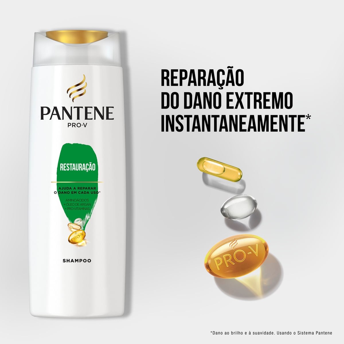 Kit Shampoo Pantene Pro-V Restauração 350ml 1 Uni + Condicionador Pantene Pro-V Restauração 175ml 1 Uni — imagem 3 | Drogaria Taveira