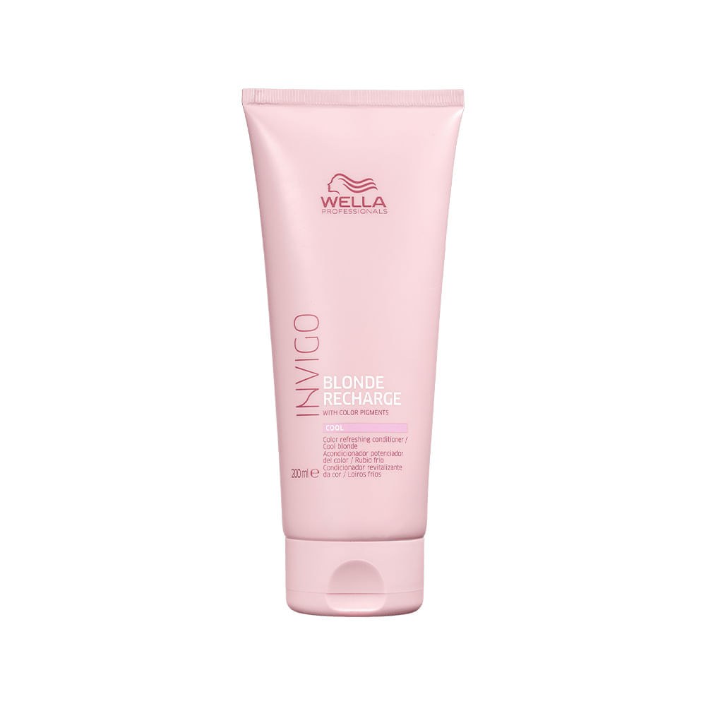 Kit Wella Invigo Cool Blonde Recharge- Shampoo 250 ml + Condicionador 200 ml — imagem 4 | Drogaria Taveira