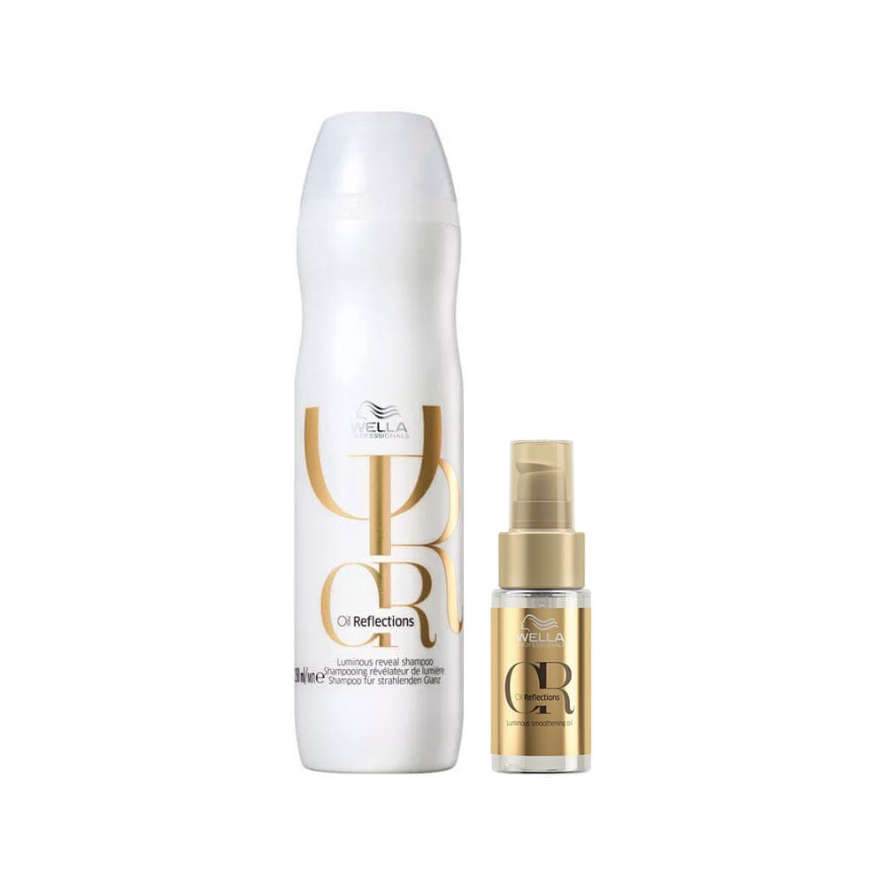 Kit Wella Oil Reflections - Shampoo 250 ml + Óleo 30 ml — imagem 2 | Drogaria Taveira
