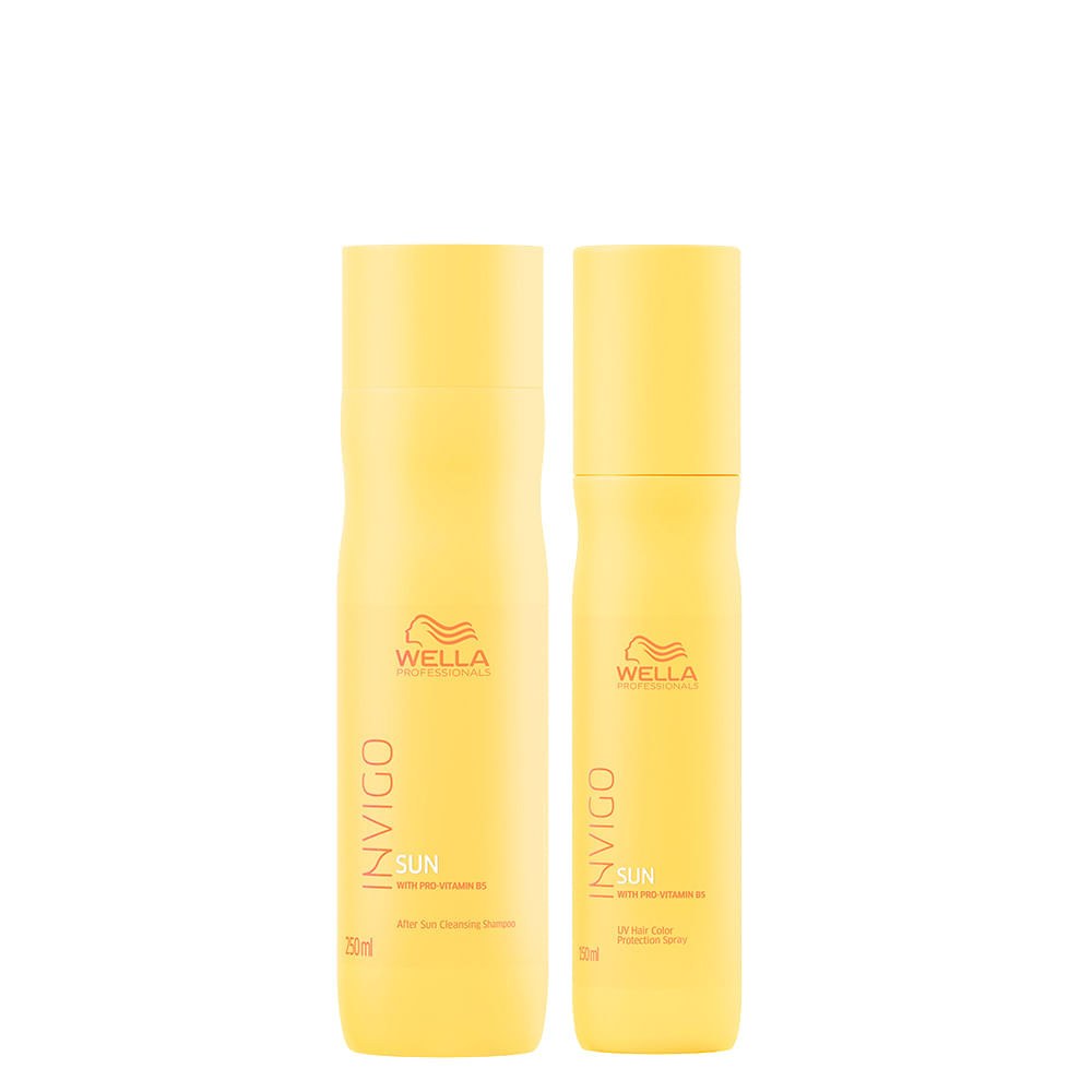 Kit Wella Professional Invigo Sun - Shampoo 250 ml + Leave In 150 ml — imagem 4 | Drogaria Taveira