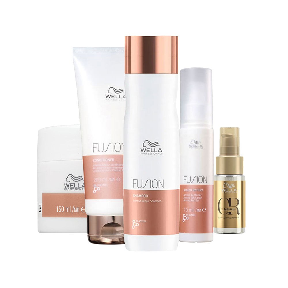 Kit Wella Professionals Fusion Home Care - 5 Produtos — imagem 4 | Drogaria Taveira