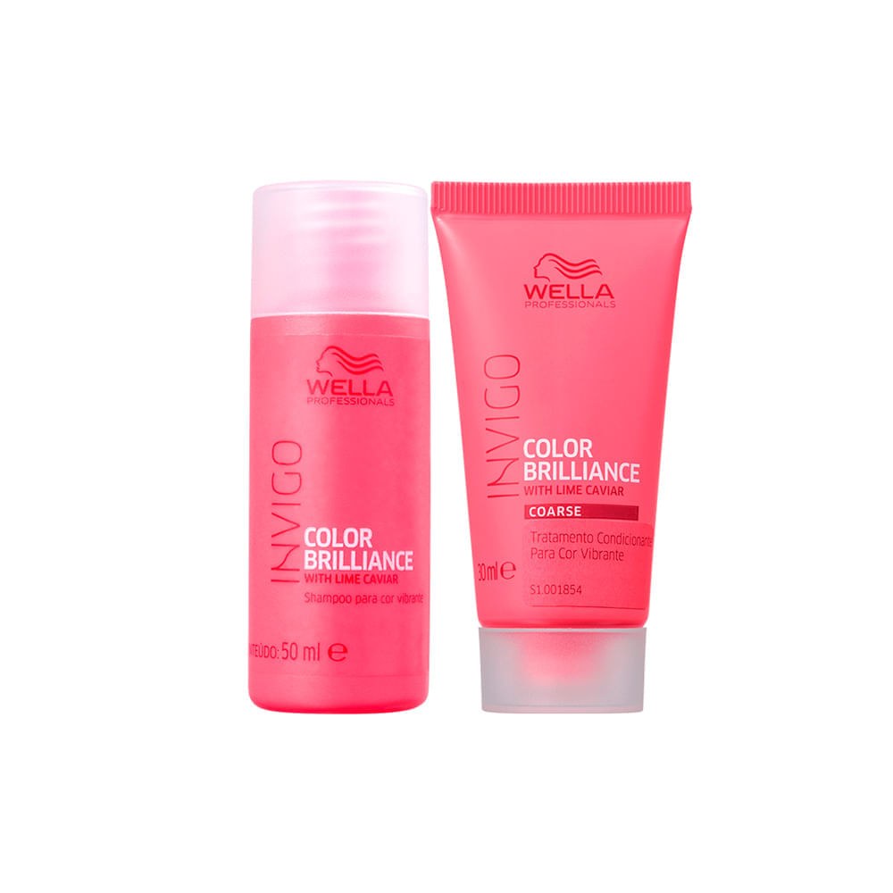Kit Wella Professionals Invigo Brilliance - Shampoo 50 ml + Máscara 30 ml — imagem 2 | Drogaria Taveira