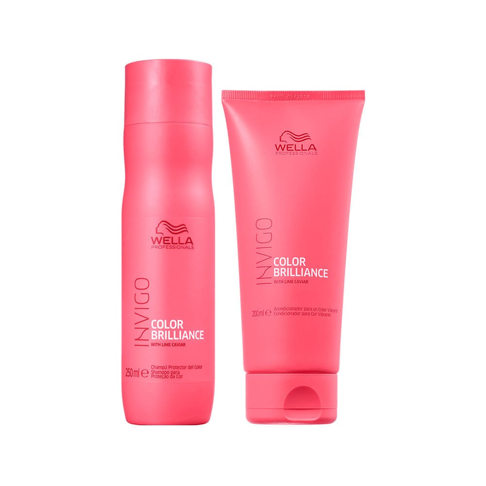 Kit Wella Professionals Invigo Color Brilliance - Shampoo 250 ml + Condicionador 200 ml — imagem 2 | Drogaria Taveira