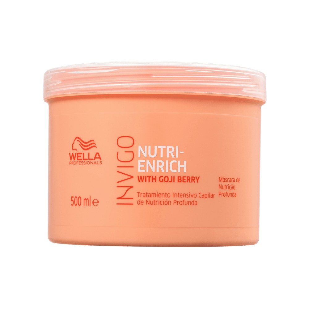 Kit Wella Professionals Invigo Nutri Enrich Máscara de Nutrição 500 ml - 2 Unidades — imagem 3 | Drogaria Taveira
