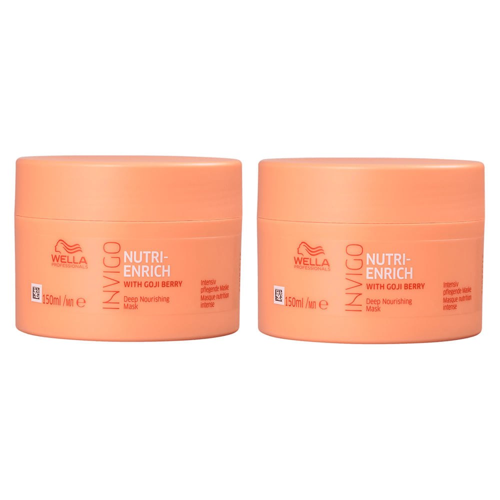 Kit Wella Professionals Invigo Nutri Enrich Máscara de Nutrição 150 ml - 2 Unidades — imagem 2 | Drogaria Taveira