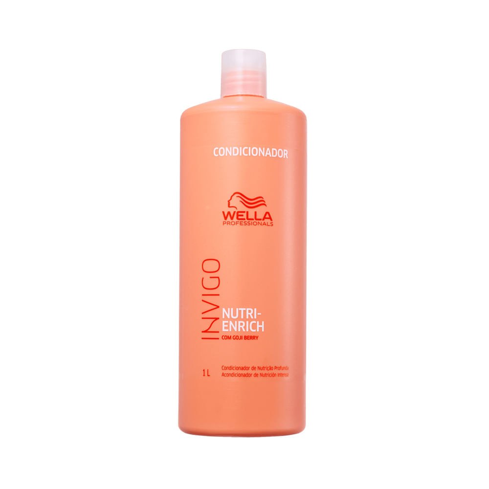 Kit Wella Professionals Invigo Nutri Enrich - Shampoo 1000 ml + Condicionador 1000 ml — imagem 4 | Drogaria Taveira