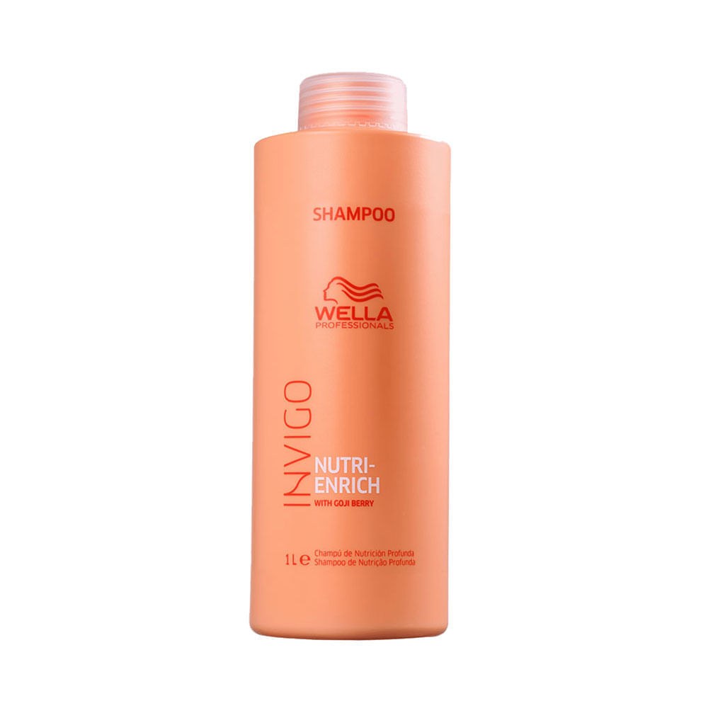 Kit Wella Professionals Invigo Nutri Enrich - Shampoo 1000 ml + Máscara 500 ml — imagem 3 | Drogaria Taveira